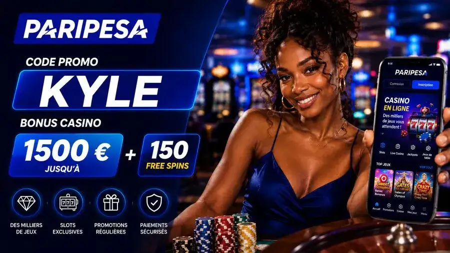 Code promo Paripesa 2026 avec le code KYLE